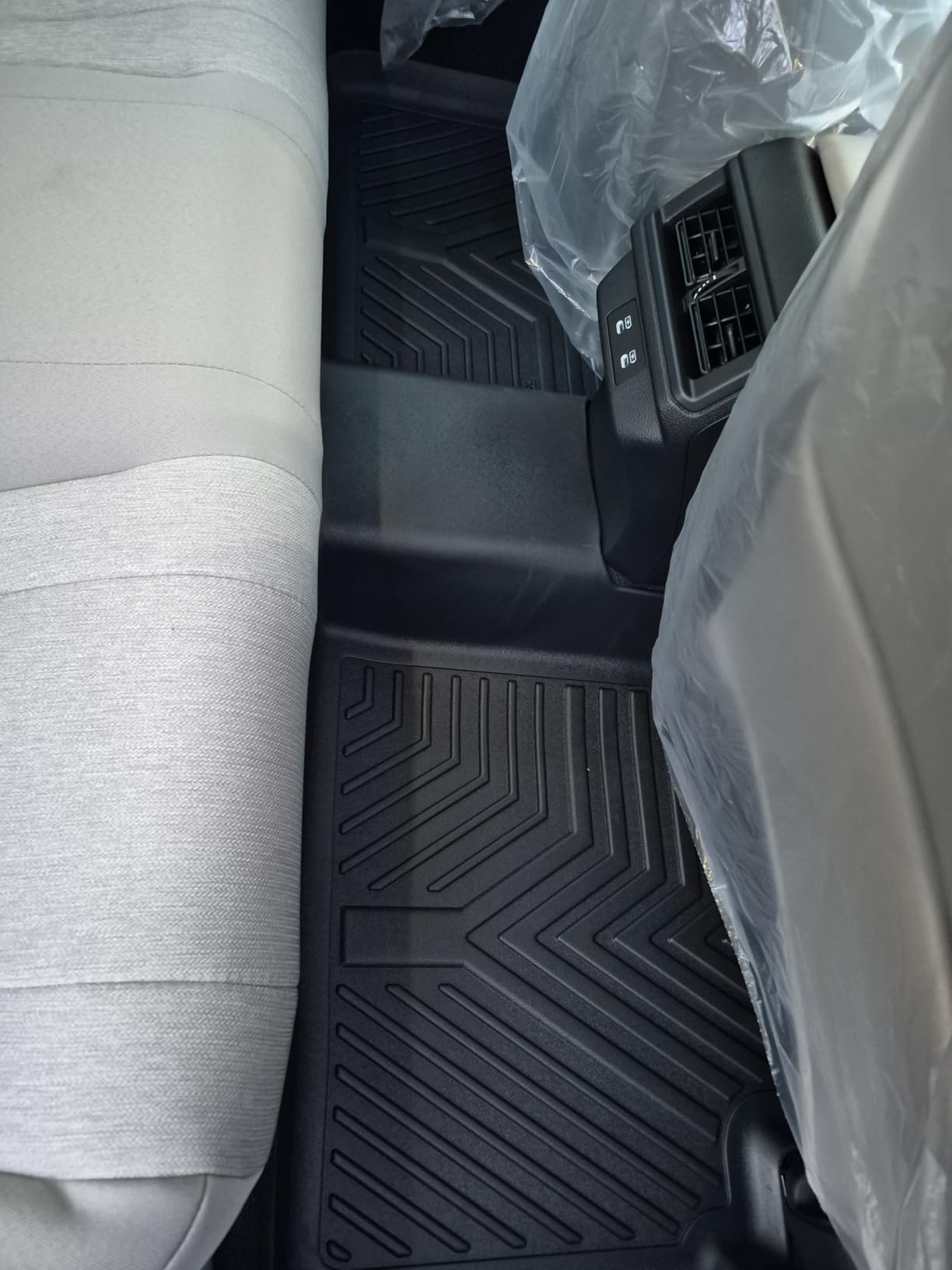 YITAMOTOR Floor Mats & Cargo Liner Fit for Honda CR-V 2026-2023, All Weather TPE Custom Fit for CRV (Gasoline & Hybrid & e:FCEV) Floor Liners with Cargo Mat (Upper Position) Full Set, Black customer photo 1