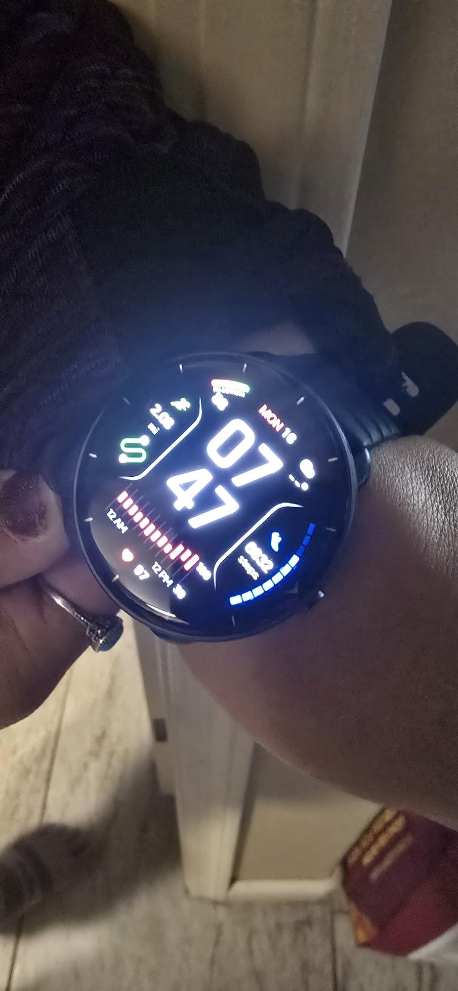 Parsonver Smart Watch for Swimming, 5ATM Waterproof Watch for Pool & Open Water, AI Swim Analysis, Built-in GPS & Compass, AMOLED Fitness Trackers 100+ Sports Modes, Heart Rate & Sleep Monitor customer photo 1