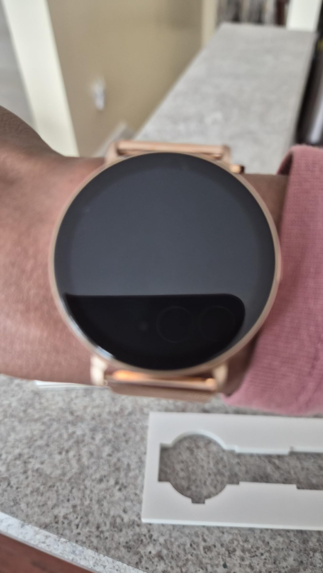 Smart Watches for Women, Ultra-Slim 41mm, Pink Silicone Band, Lightweight for Small Wrists, 1.32