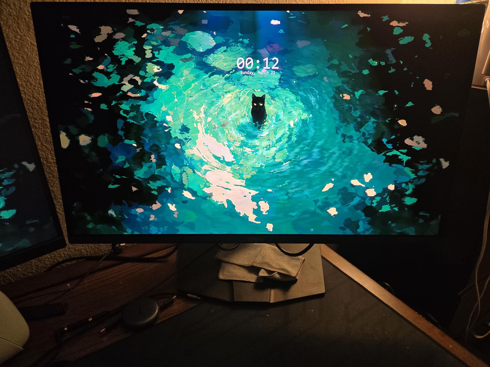 msi MAG 274QP QD-OLED X24 27-inch 2560 x 1440 (QHD) Gaming Monitor, 240Hz, Adaptive-Sync, HDMI, DisplayPort, VESA Mountable, Tilt, Height Adjustable, Speaker, 0.03ms, Black customer photo 1