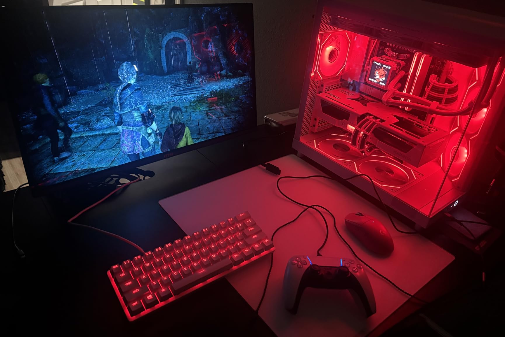 msi MAG 274QP QD-OLED X24 27-inch 2560 x 1440 (QHD) Gaming Monitor, 240Hz, Adaptive-Sync, HDMI, DisplayPort, VESA Mountable, Tilt, Height Adjustable, Speaker, 0.03ms, Black customer photo 2