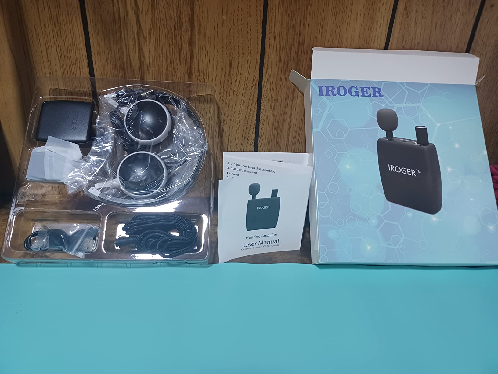 Hearing Amplifier Rechargeable Hearing Device with Headphone Personal Sound Amplifier PSAP for Ears,Seniors,Directional Microphone customer photo 2