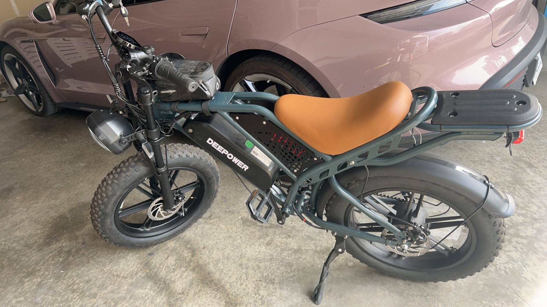 DEEPOWER Electric Bike for Adults, 2000W Peak Motor & 32MPH Electric Dirt Bike, 48V 20AH/35AH/60AH Battery, 70-160 Max Miles, Dual Suspension Ebikes for Adults, 20