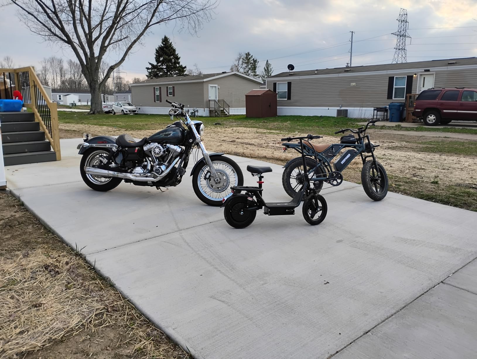 DEEPOWER Electric Bike for Adults, 2000W Peak Motor & 32MPH Electric Dirt Bike, 48V 20AH/35AH/60AH Battery, 70-160 Max Miles, Dual Suspension Ebikes for Adults, 20