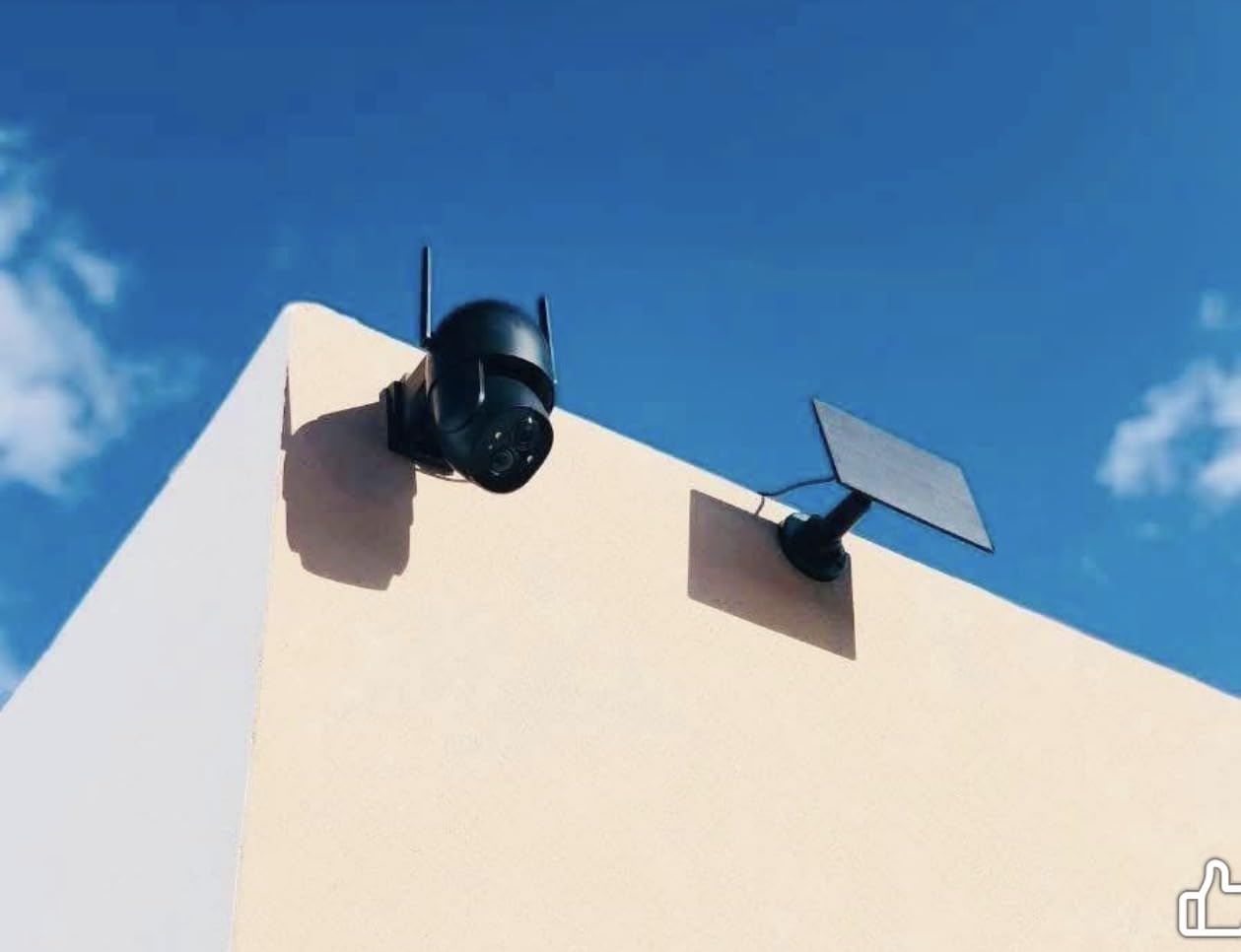 5G&2.4GHz 4MP Solar Security Camera Wireless Outdoor, 100% Wire-Free Home Security Camera w/ WiFi 6, Battery Powered Outdoor Camera, 360° PTZ, Color Night Vision, AI Motion Detection, IP65 Waterproof customer photo 1