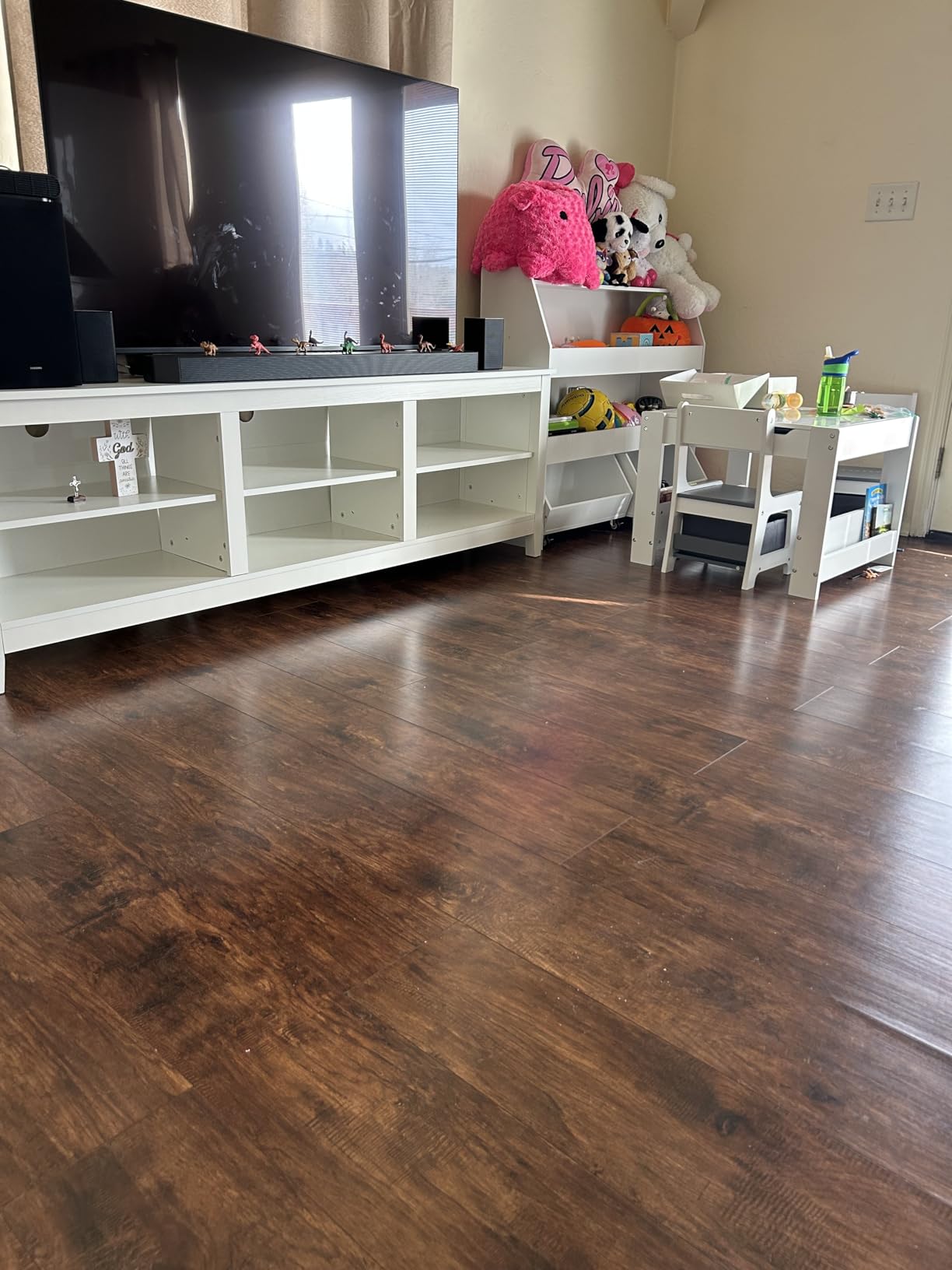 COZPAW Toy Storage Organizer, 3 Tier Montessori Shelf with Movable Bins (Wood) customer photo 1