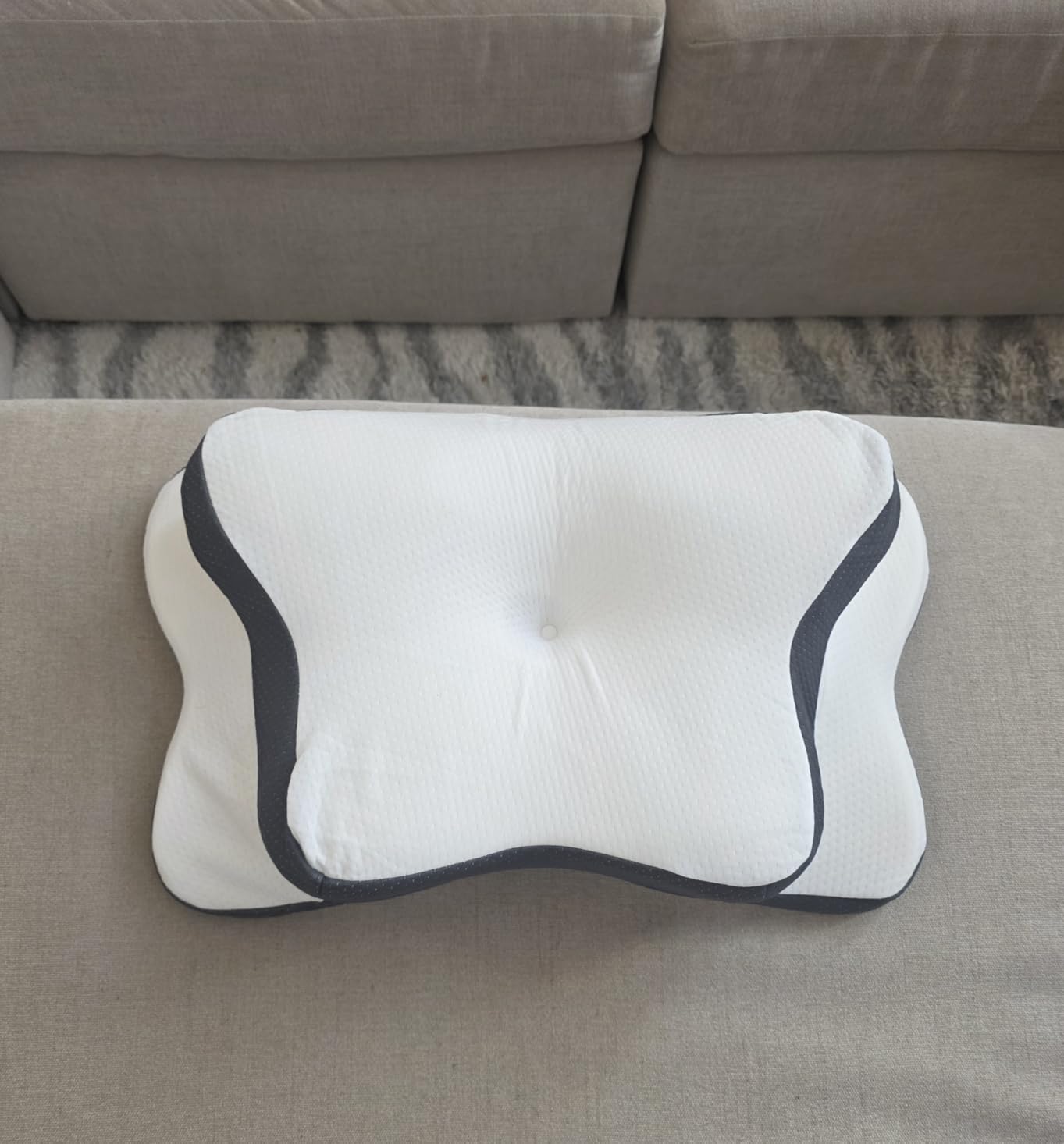 5X Pain Relief Cervical Neck Pillow for Neck Support, Ergonomic Cooling Side Sleeper Pillow for Sleeping, Odorless Contour Memory Foam Pillows, Orthopedic Bed Pillow for Side Back Stomach Sleeper customer photo 1