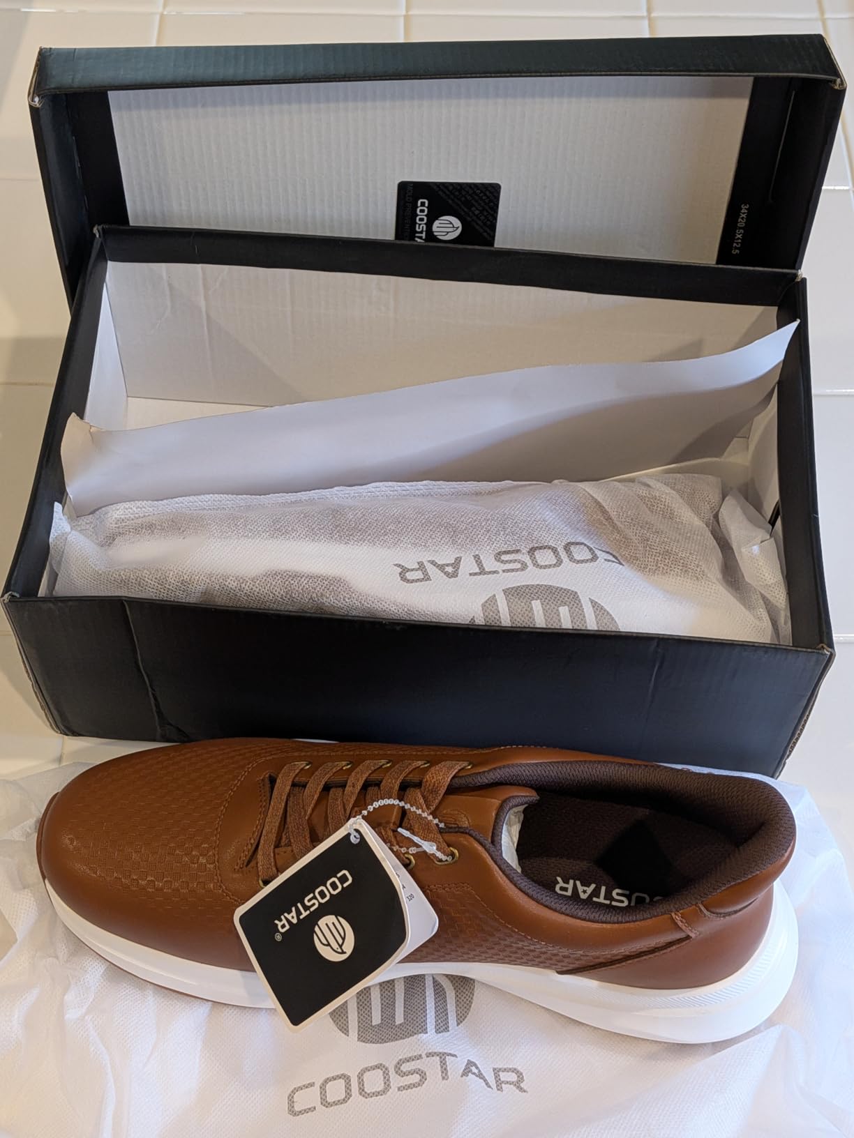 Mens Dress Sneakers Business Casual Shoes with Arch Support Orthopedic Oxfords Shoe Zapatos Casuales para Hombre customer photo 2