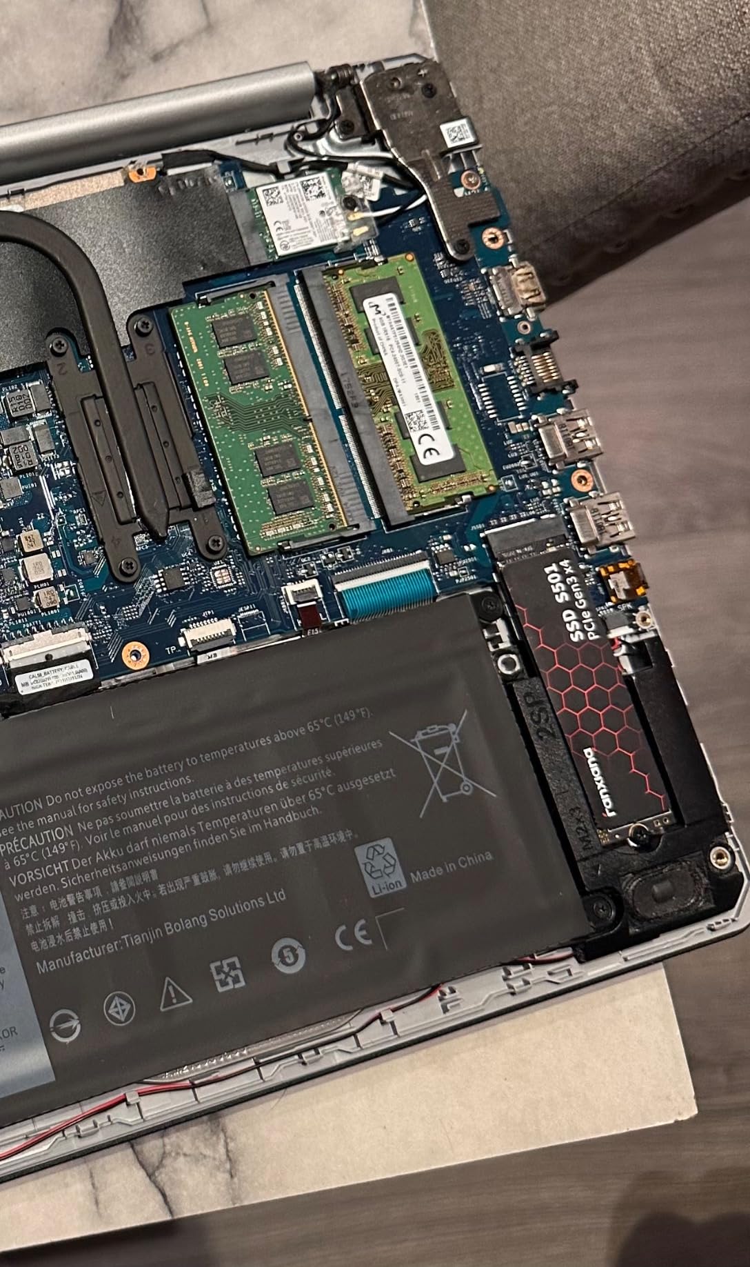 fanxiang S501 128GB NVMe SSD 3D NAND1.3 PCIe Gen3x4 M.2 2280 Internal Solid State Drive (Read Speed up to 1,100 MB/s) Compatible with Laptop & PC Desktop customer photo 2