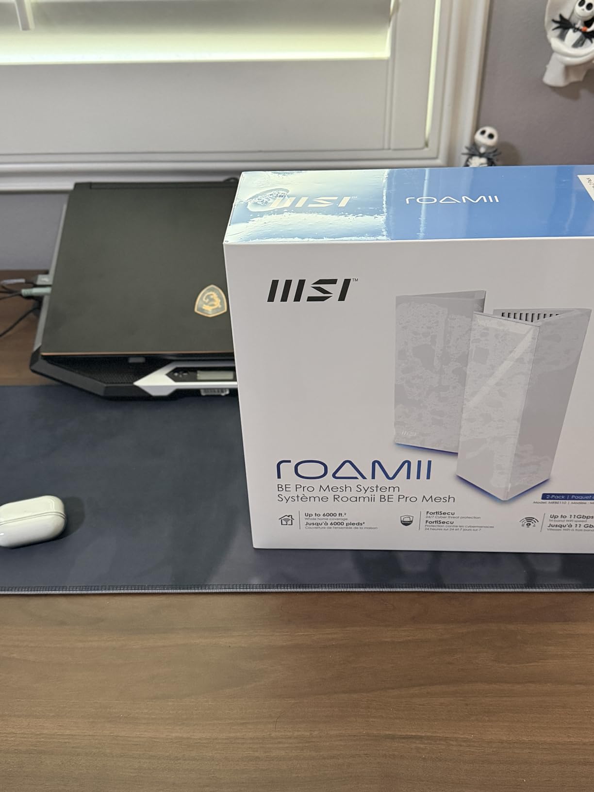 MSI Roamii BE Pro Mesh System - 2 Pack WiFi 7 BE11000Mbps Whole Home WiFi System, 2.5G Ports, Security and Parental Controls, VPN Supported customer photo 2
