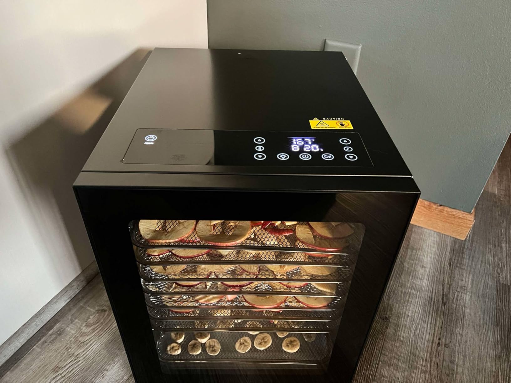 Food Dehydrator Machine with 8 Stainless Steel Trays, 650W Powerful Motor, Adjustable Temperature & 48-Hour Timer for Jerky, Fruits, Herbs, Dog Treats - Quiet Operation customer photo 2