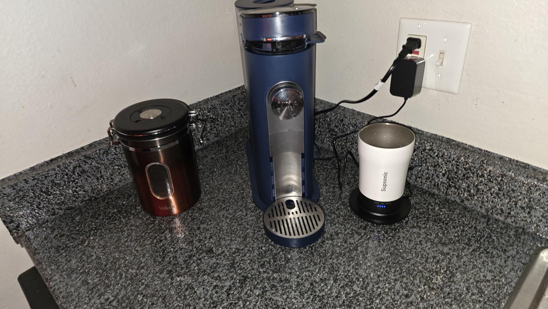 Supsonic - 14oz Heated Coffee Mug, Self-Heating Travel Mug with 3-Temp Settings, Insulated Stainless Steel Constant Temperature Heating Mug for Beverage, Smart Heating Portable Coffee Mug | S1 customer photo 1