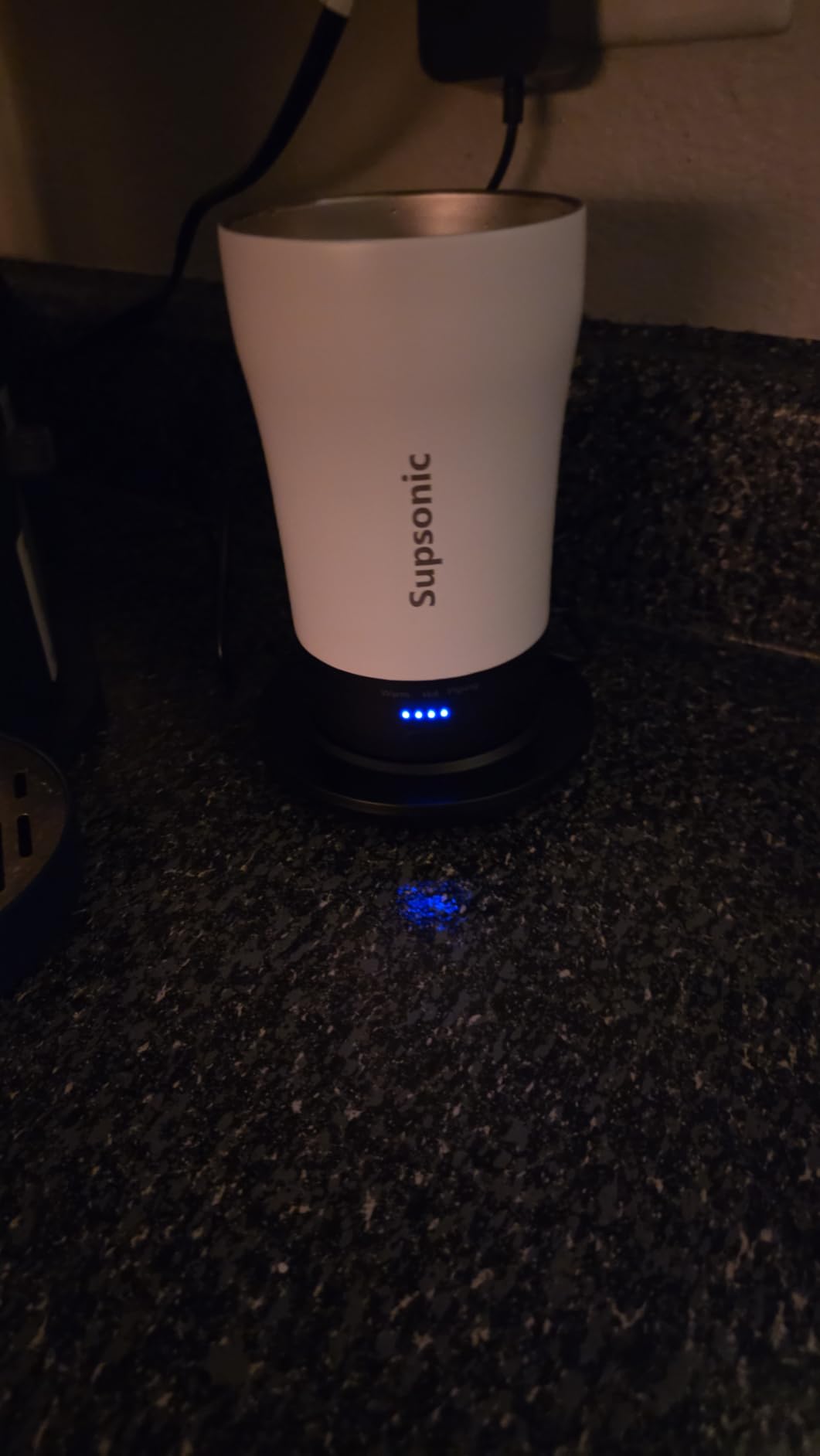 Supsonic - 14oz Heated Coffee Mug, Self-Heating Travel Mug with 3-Temp Settings, Insulated Stainless Steel Constant Temperature Heating Mug for Beverage, Smart Heating Portable Coffee Mug | S1 customer photo 2