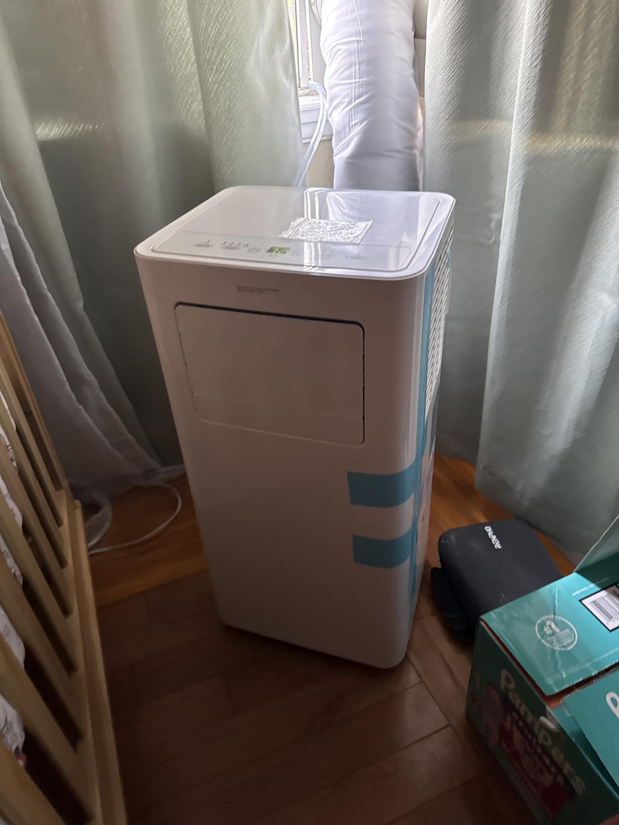 EUHOMY Portable Air Conditioners 14,000 BTU, 4-in-1 Portable Air Conditioner for Rooms Up to 650 Sq.Ft. with Cool, Fan, Dehumidifier, Sleep, Portable AC Unit with Remote & 24H Timer, Installation Kits customer photo 2