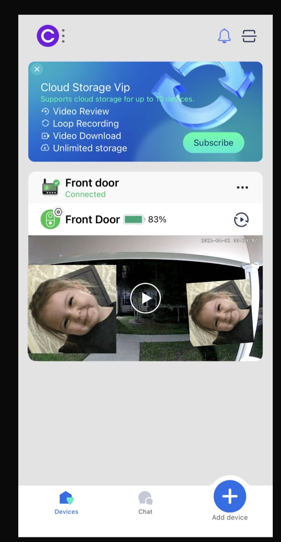 Wireless Doorbell Camera Video Intercom System with 4.5