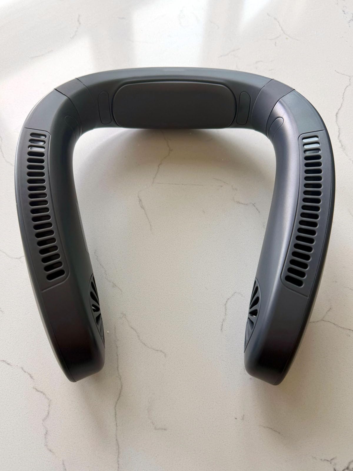 KOHA CoolMaster Ultra Neck Fan, Neck Air Conditioner, 2-in-1 Cooling Neck Fan Portable Rechargeable, Wearable Personal Fan, 5500mAh Large Battery, Ergonomic Design, Glacier Gray customer photo 1
