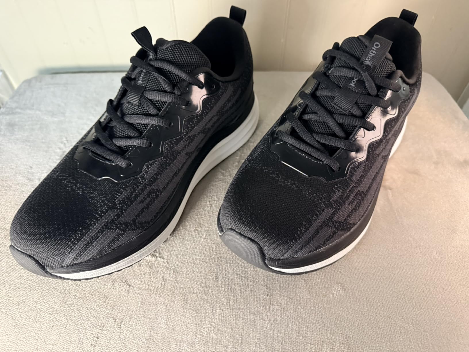 Women's Orthopedic Road Running Shoes: Comfortable Arch Support Orthotic Plantar Fasciitis Athletic Sport Sneakers, Casual High Arch Flat Feet Walking Shoes for Foot Heel and Pain Relief customer photo 2