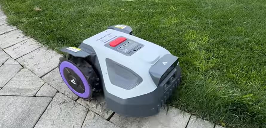 ANTHBOT M9 Robot Lawn Mower 1/4 Acre, Dual Vision+Full-Band RTK Robotic Lawnmower, No Perimeter Wire, App Control Obstacle Avoidance, 45% Slope, Cutting Height, Multi-Zone Mapping customer photo 2