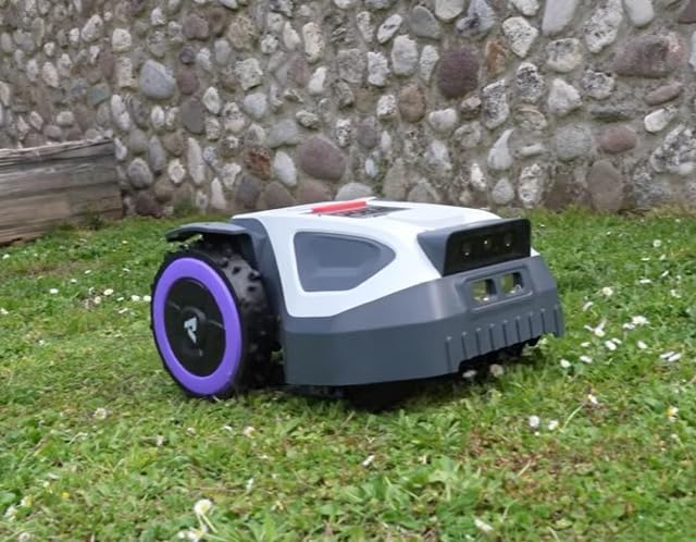 ANTHBOT M5 Robot Lawn Mower 1/8 Acre, Dual Vision+Full-Band RTK Robotic Lawnmower, No Perimeter Wire, App Control Obstacle Avoidance, 45% Slope, Cutting Height, Multi-Zone Mapping customer photo 1