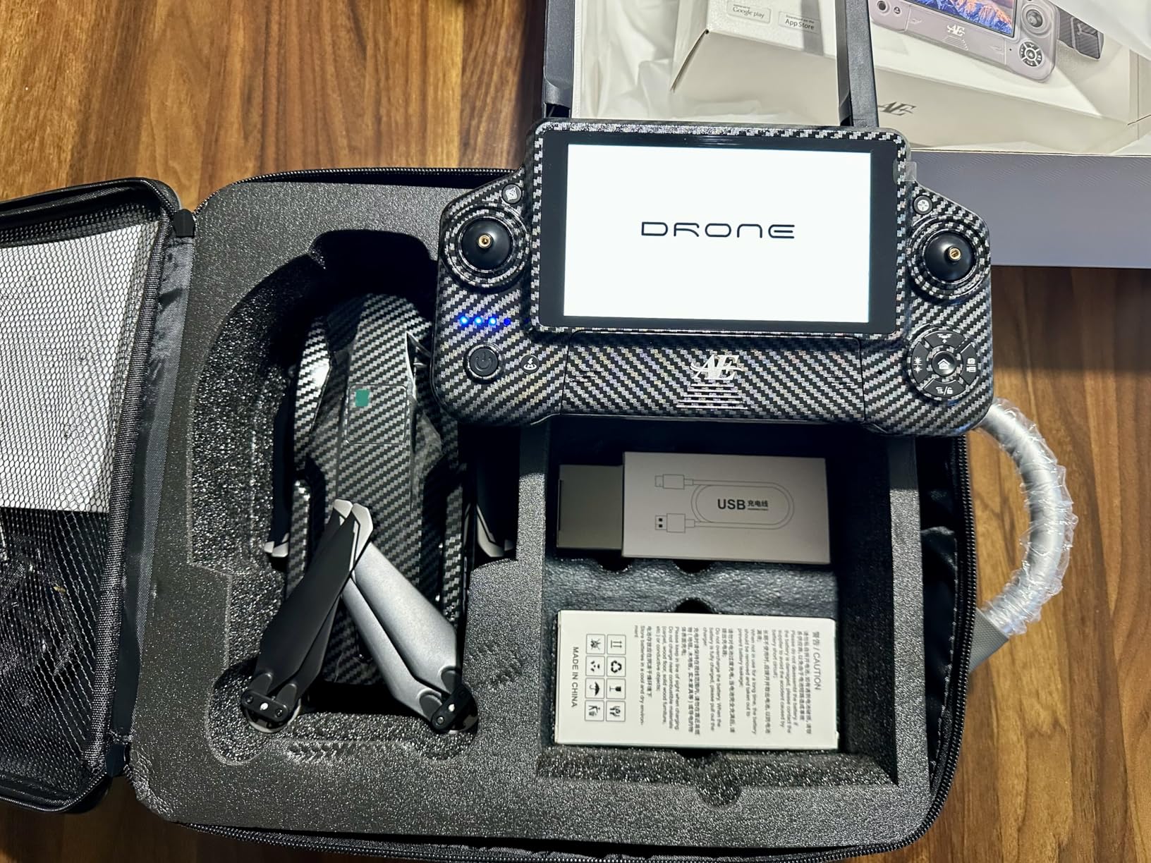 AE60 GPS Drone for Adults, 4K Camera with 3-Axis Gimbal, 1.3lb Payload Release, 45 Mins Flight, 360° Obstacle Avoidance, Professional FPV Foldable Quadcopter (2 Batteries & Case) customer photo 1