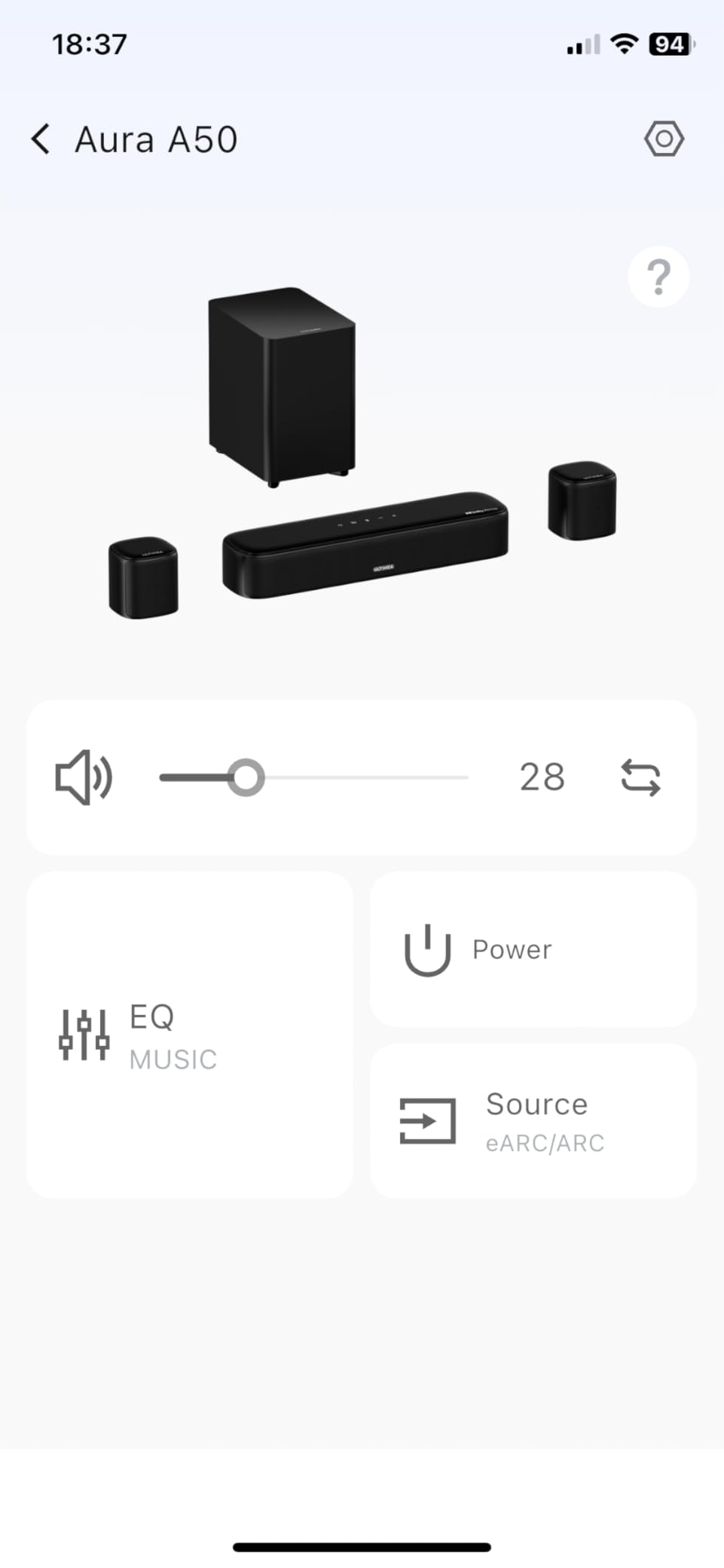ULTIMEA 7.1ch Surround Sound Bar for Smart TV, with 4 Surround Speakers, Peak Power 330W, Surround Sound System Soundbar with Subwoofer, HDMI ARC, Bluetooth 6.0, Optical, Aux, Aura A40 Pro, 2026 Model customer photo 2