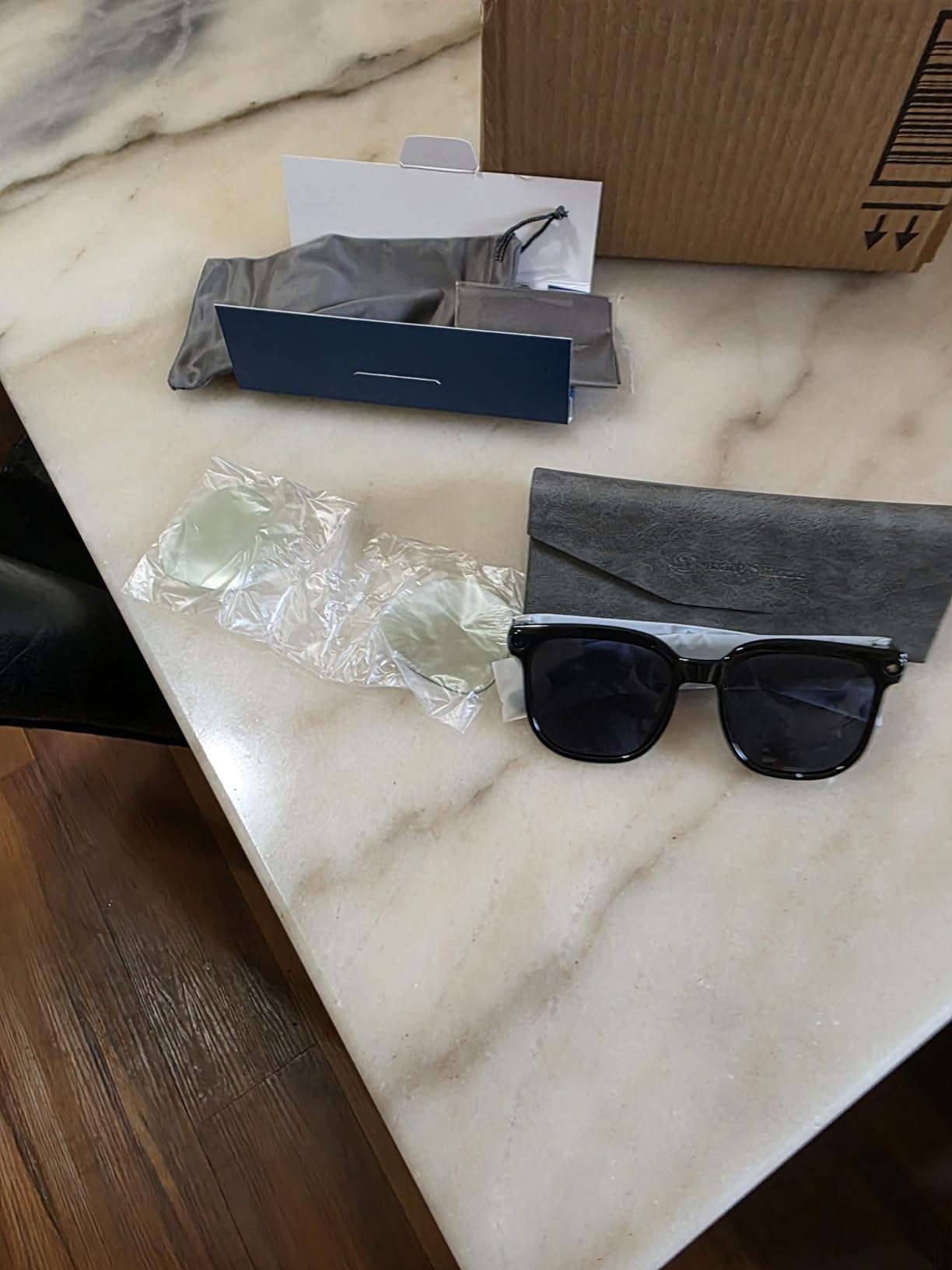4K Camera Smart Glasses with ChatGPT AI, Blue Light Blocking Lenses + Extra Sunglasses, Live Translation & Bluetooth Audio, Hands-Free POV Video Recording Eyewear customer photo 2