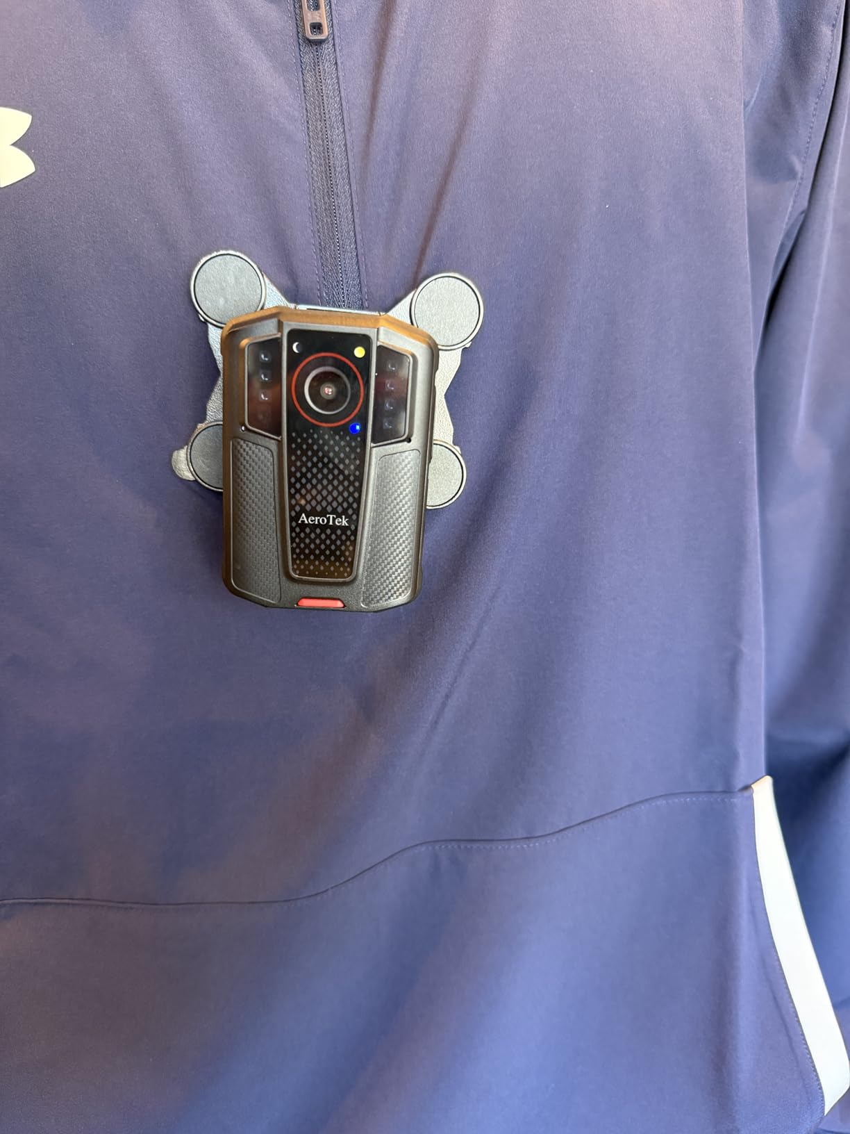 AeroTek Mini 4K Body Camera with Audio and Video Recording, GPS Bodycam with Ultra Infrared Night Vision and Fast Charging for Police, Law Enforcement and Delivery (256 GB Card) customer photo 2