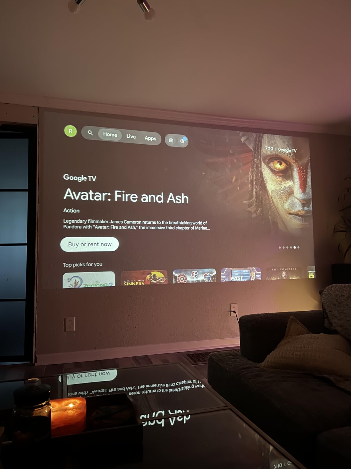 VOPLLS 3000 ANSI Google TV Smart Projector - 4K Support, WiFi 6, Auto Focus, Dolby Audio customer photo 2