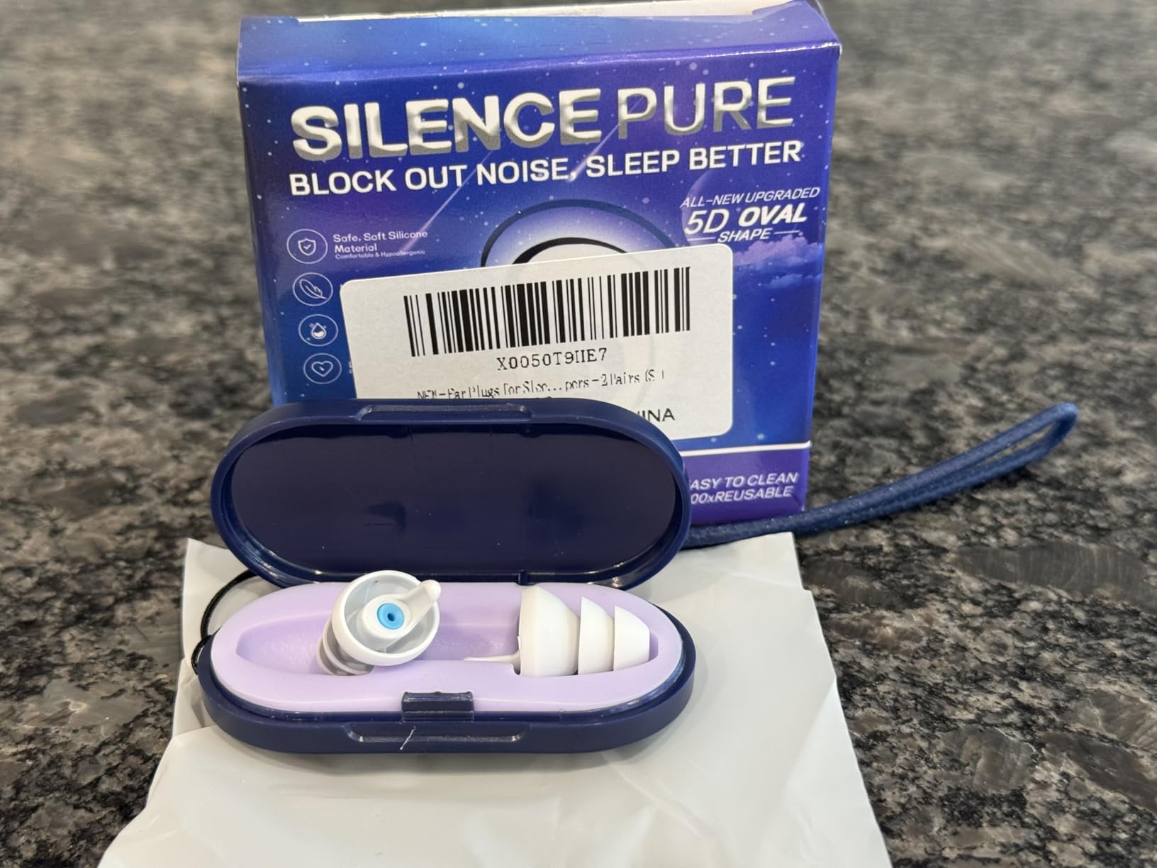 Ear Plugs for Sleeping - Soft Reusable Silicone Ear Plugs for Noise Reduction Earbuds & Focus (35dB), 3D Oval Noise Cancelling Design, Ideal for Side Sleepers - 2 Pairs (S + M/L) customer photo 1