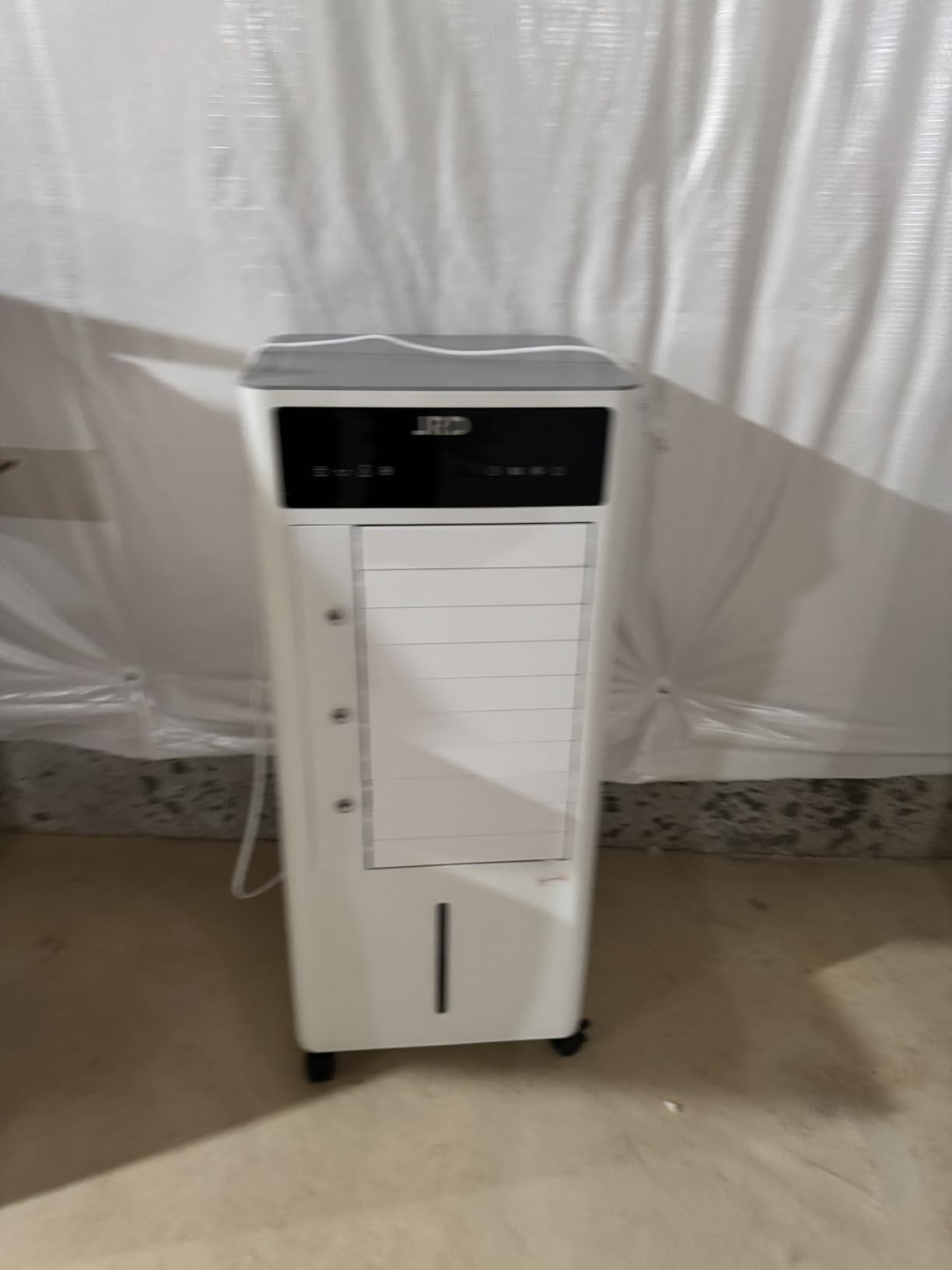 JRD 3-IN-1 Evaporative Air Cooler, 80° Oscillation Air Cooler with 3 Speeds, 4 Modes, 12H Timer, 2.4Gal Tank, Remote, Portable Swamp Cooler for Bedroom Home Office Garage customer photo 1
