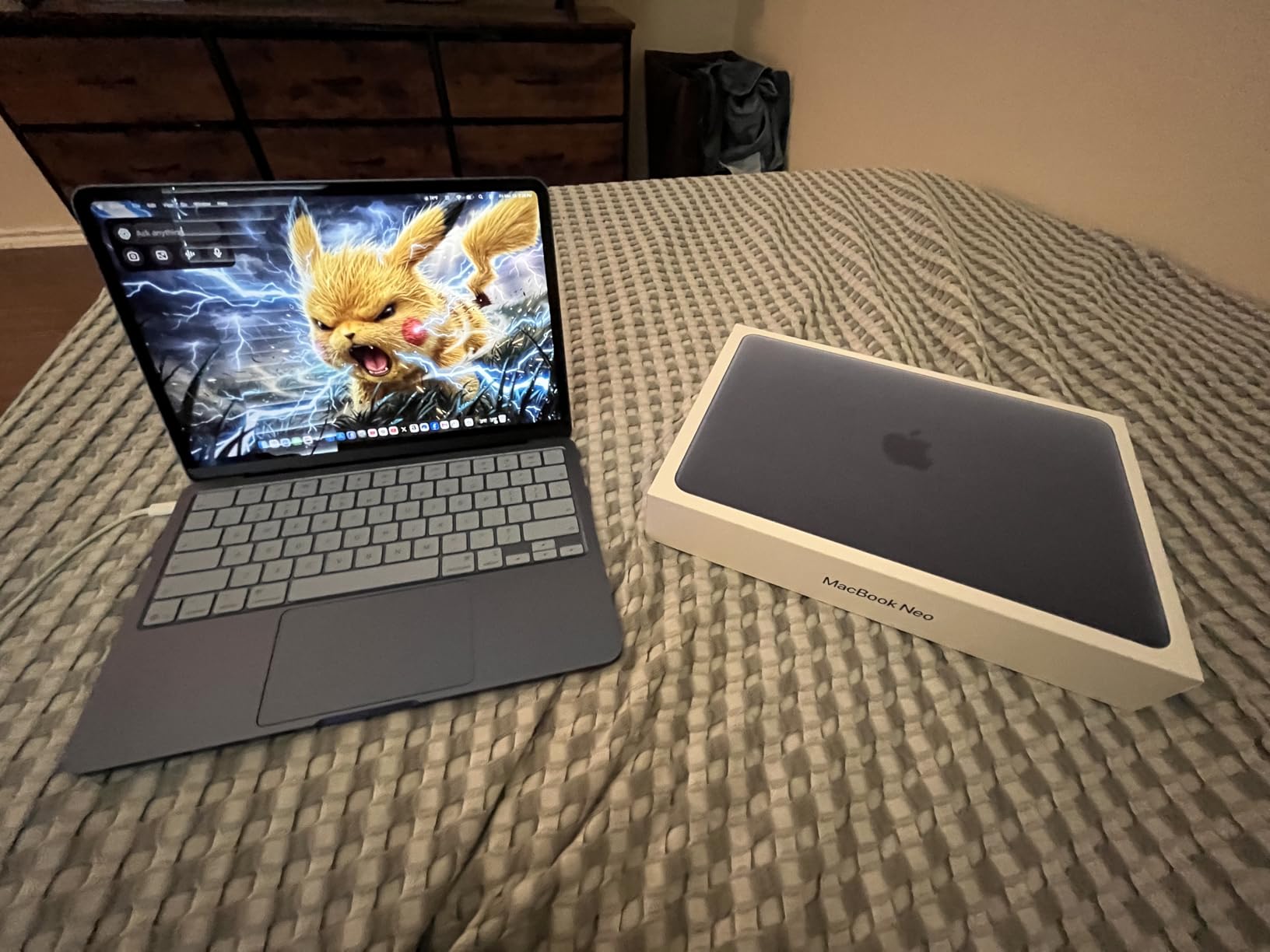 Apple 2026 MacBook Neo 13-inch Laptop with A18 Pro chip: Built for AI and Apple Intelligence, Liquid Retina Display, 8GB Unified Memory, 512GB SSD Storage, 1080p FaceTime HD Camera, Touch ID; Silver customer photo 2