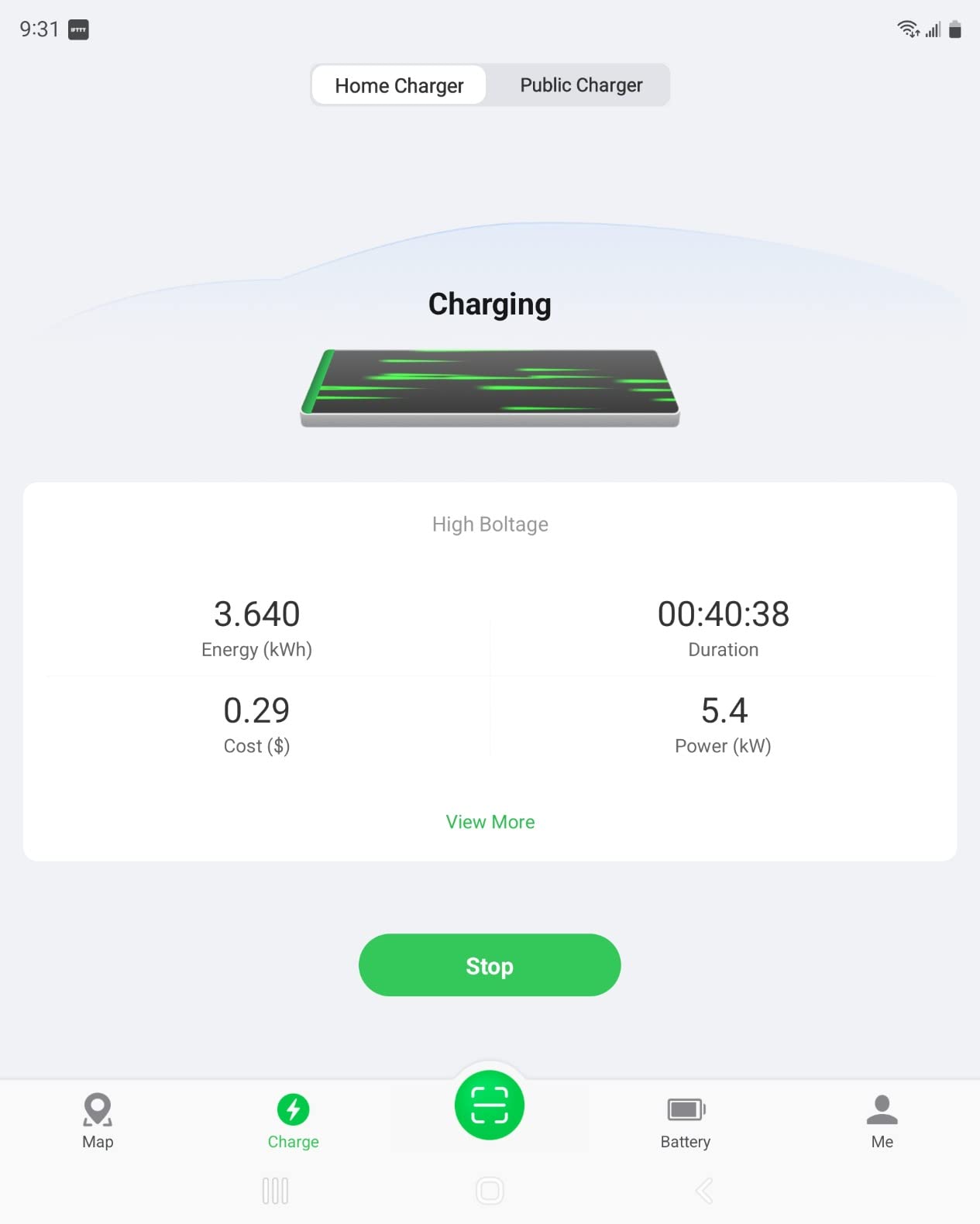 Autel Level 2 EV Charger up to 50Amp, 240V, Indoor/Outdoor Car Charging Station with J1772 Connector, Wi-Fi and Bluetooth Enabled EVSE, Hardwired, 25-Foot Cable with Separate Holster, Dark Gray customer photo 2