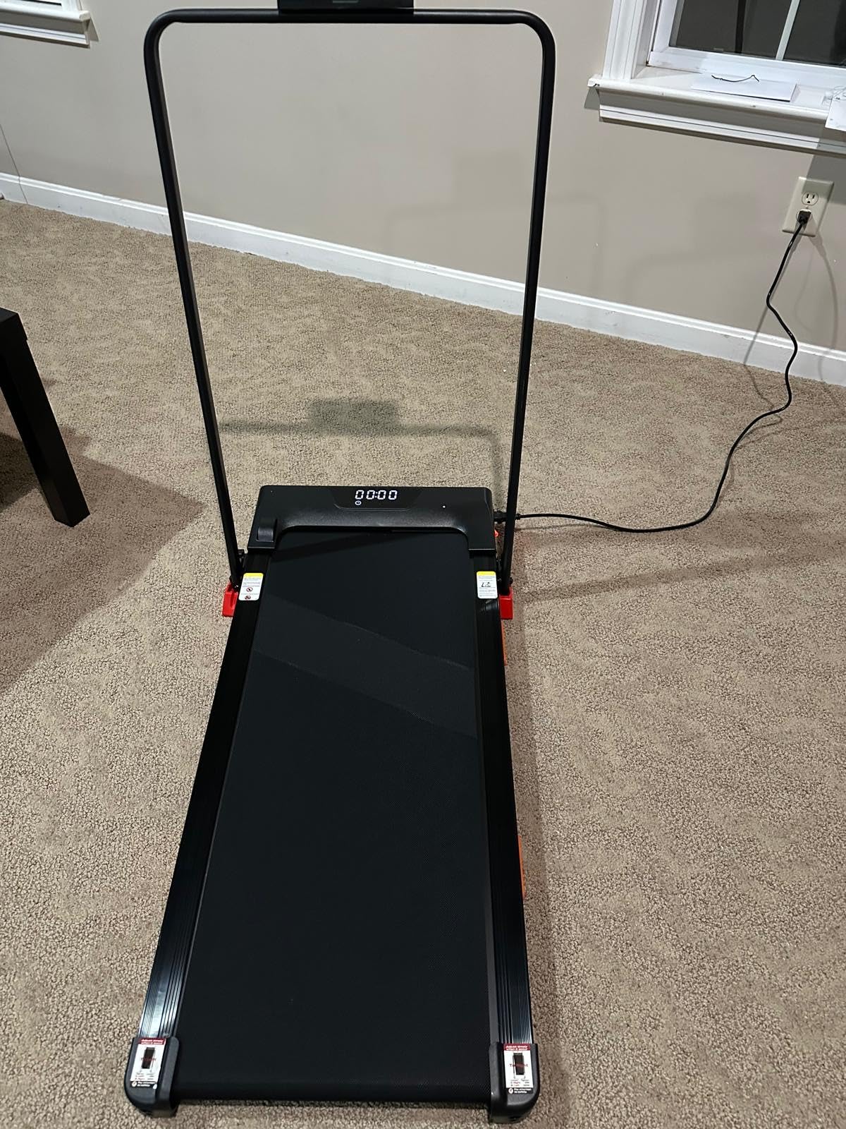 16% Treadmills for Home with Handle, 3 in 1 Portable Treadmill with Incline, Foldable Treadmill with Three Screen, 12 Preset Programs, 400Lbs Capacity customer photo 1