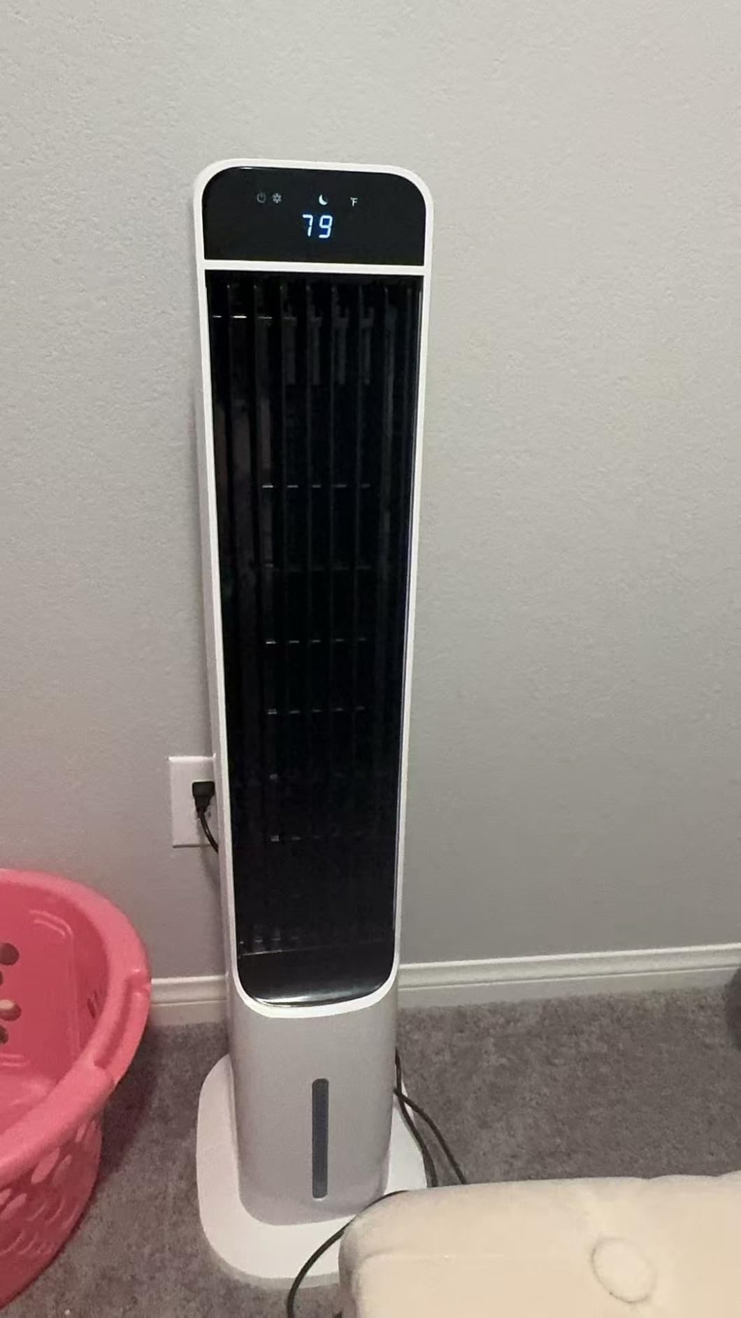 MEPTY 3-IN-1 Evaporative Air Cooler, Cooling Fans that Blow Cold Air with 120° Oscillation, 12H Timer,3 Speeds, Portable Swamp Cooler for Indoor Use, Windowless Portable Air Conditioners customer photo 1