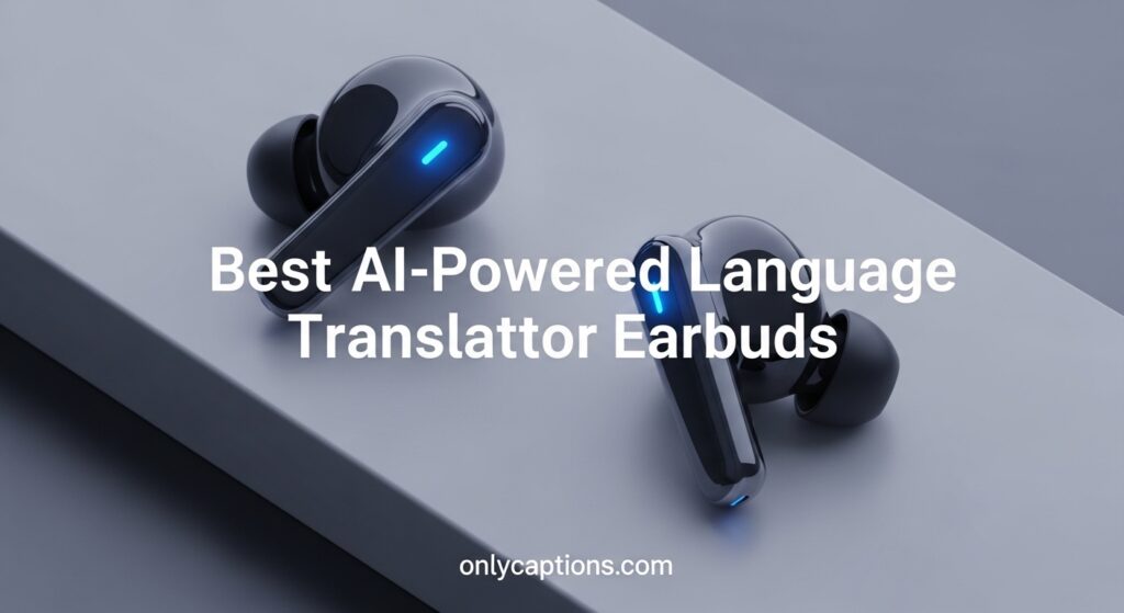 Current image: Best AI-Powered Language Translator Earbuds