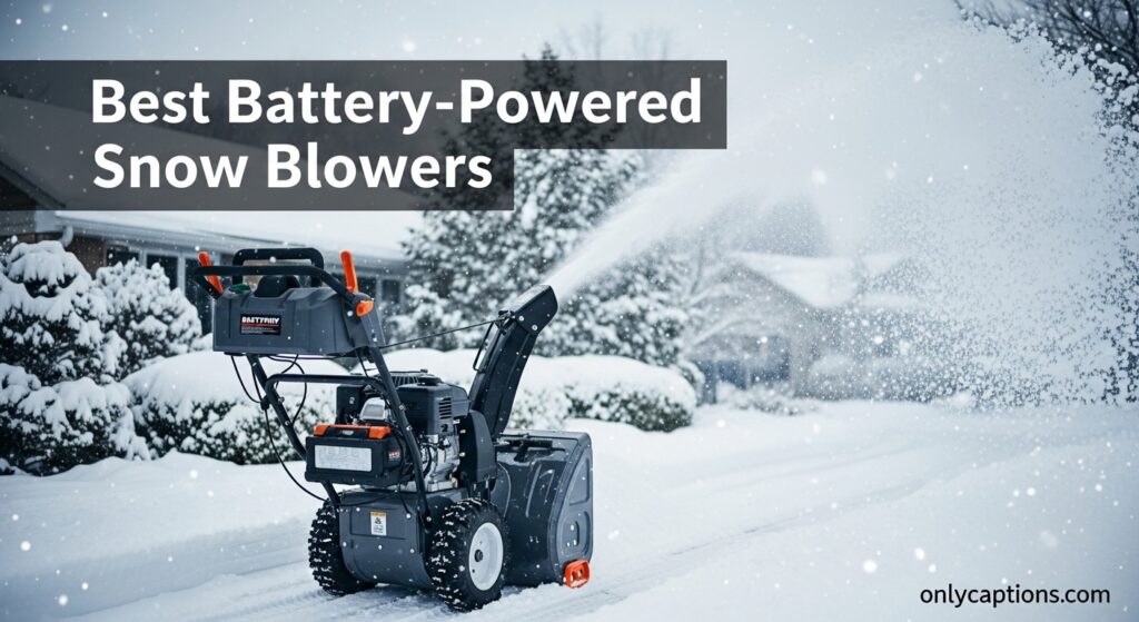 Current image: Best Battery-Powered Snow Blowers