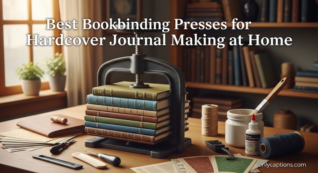 Current image: Best Bookbinding Presses for Hardcover Journal Making at Home