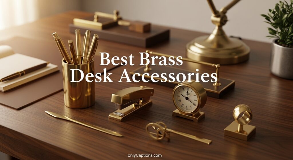 Current image: Best Brass Desk Accessories