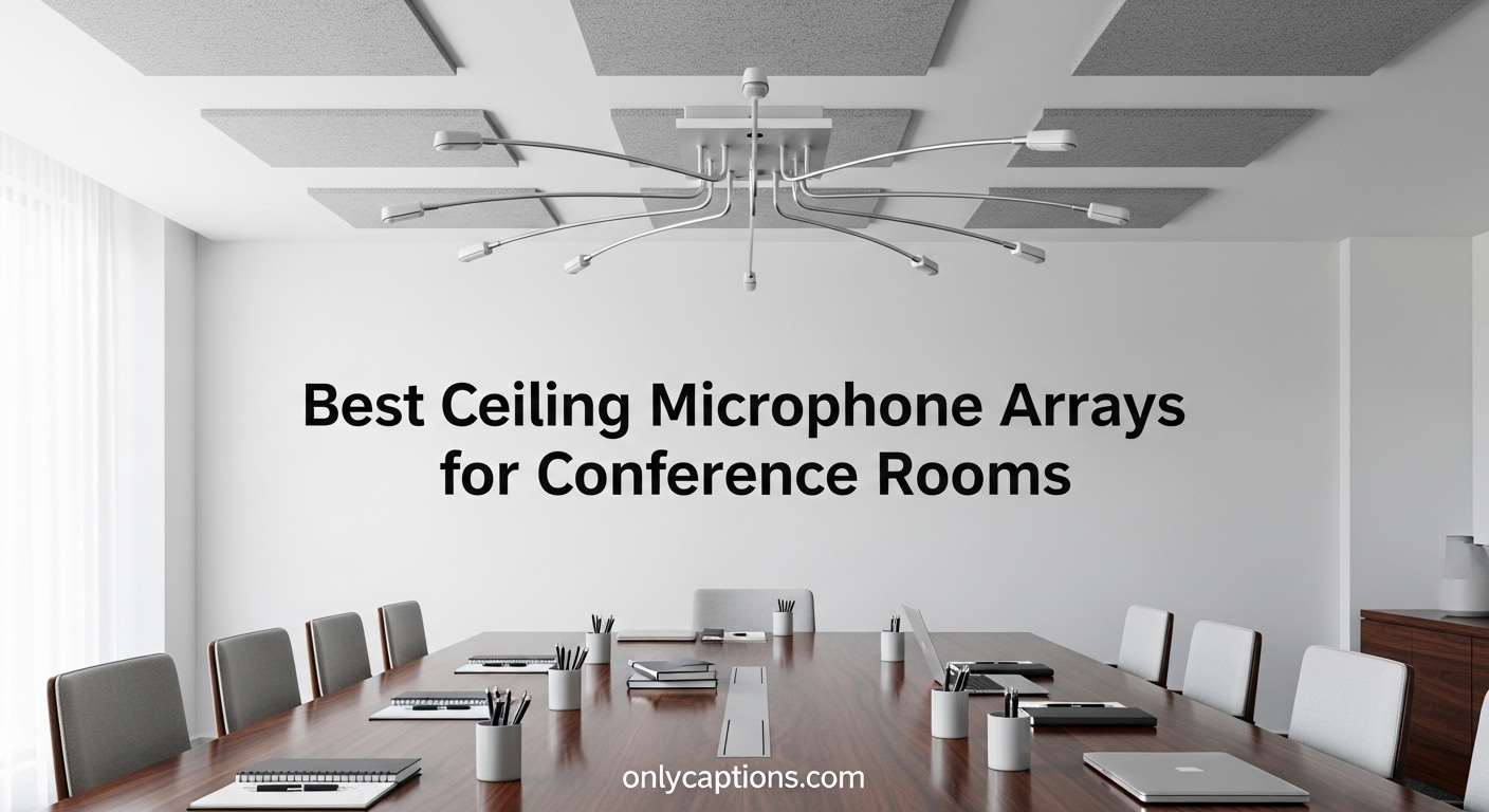 10 Best Ceiling Microphone Arrays for Conference Rooms (May 2026 ...