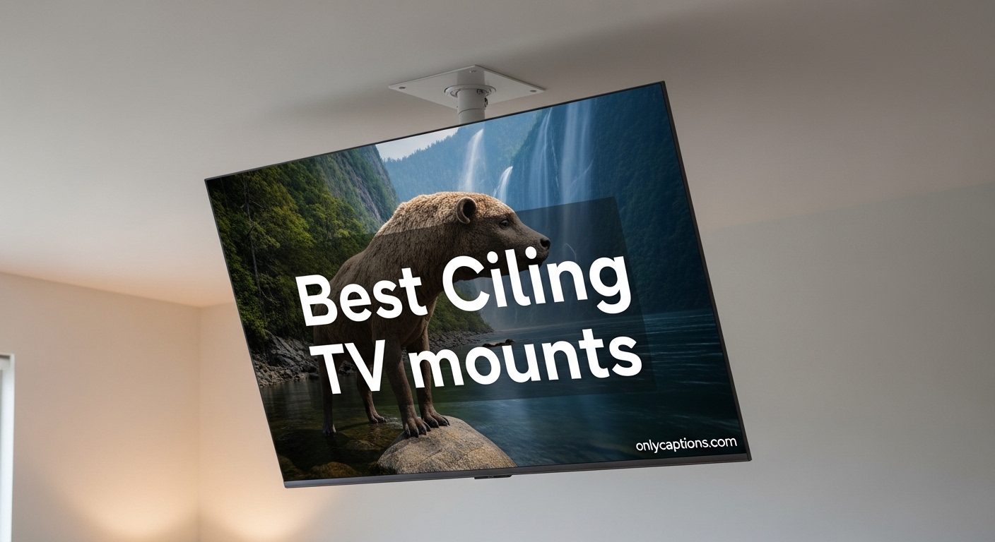 12 Best Ceiling TV Mounts (April 2026) Expert Reviews