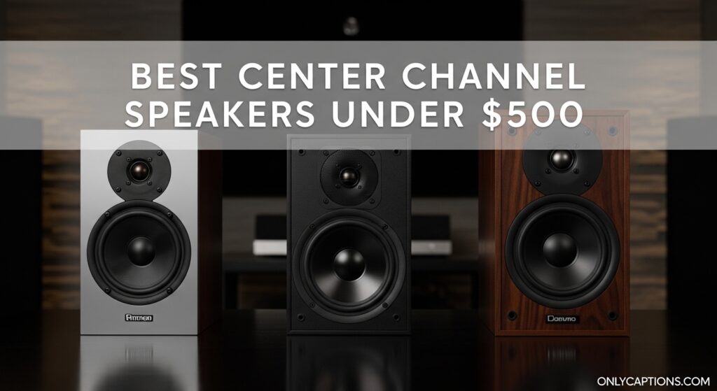 Current image: Best Center Channel Speakers Under $500