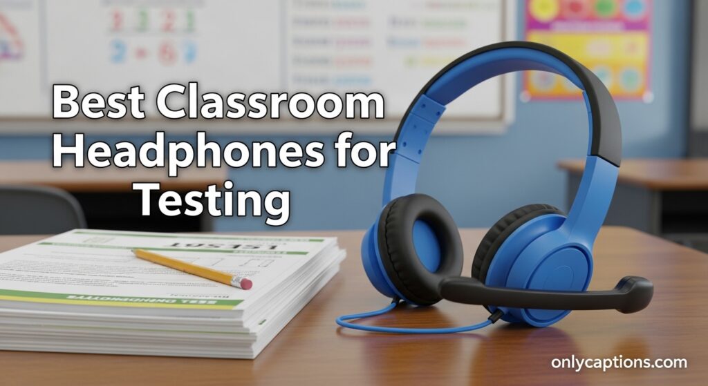 Current image: Best Classroom Headphones for Testing