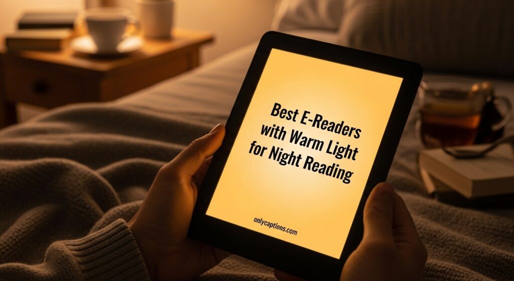 Current image: Best E-Readers with Warm Light for Night Reading