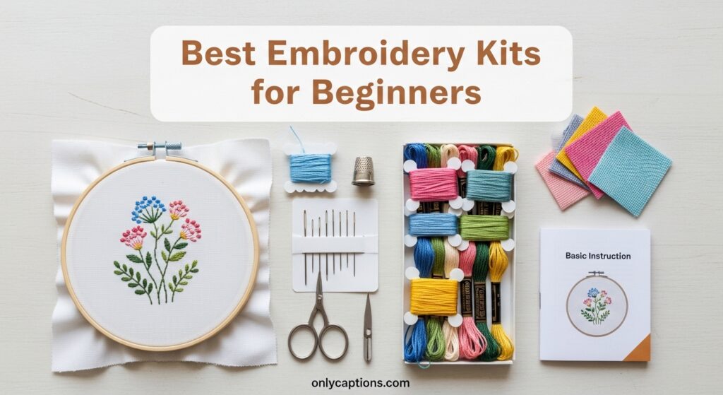 Current image: Best Embroidery Kits for Beginners