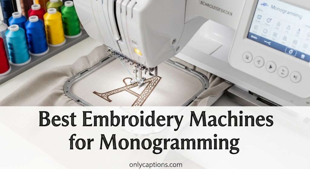 Current image: Best Embroidery Machines for Monogramming