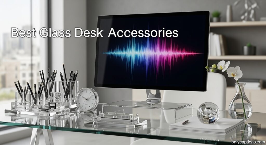 Current image: Best Glass Desk Accessories