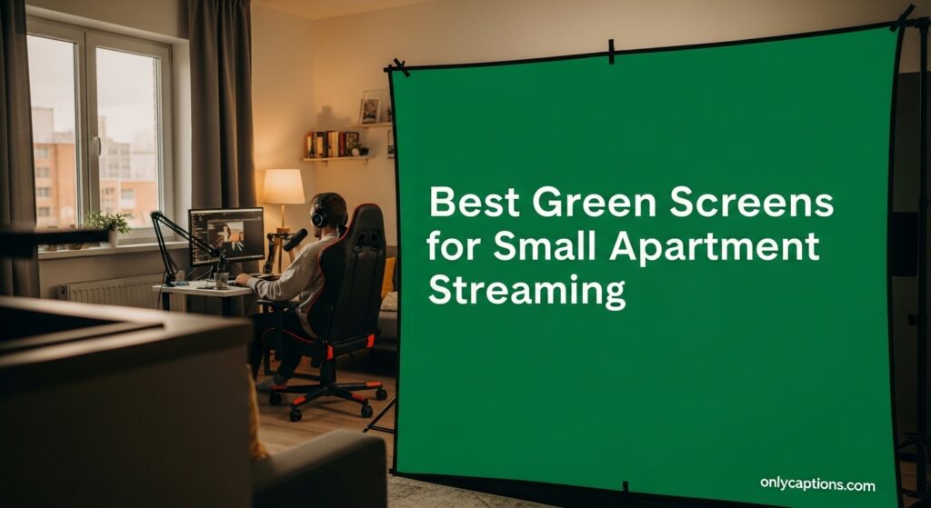 Current image: Best Green Screens for Small Apartment Streaming