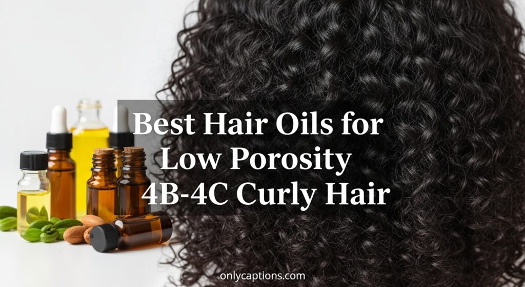 Current image: Best Hair Oils for Low Porosity 4B-4C Curly Hair
