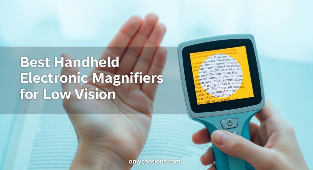 Current image: Best Handheld Electronic Magnifiers for Low Vision