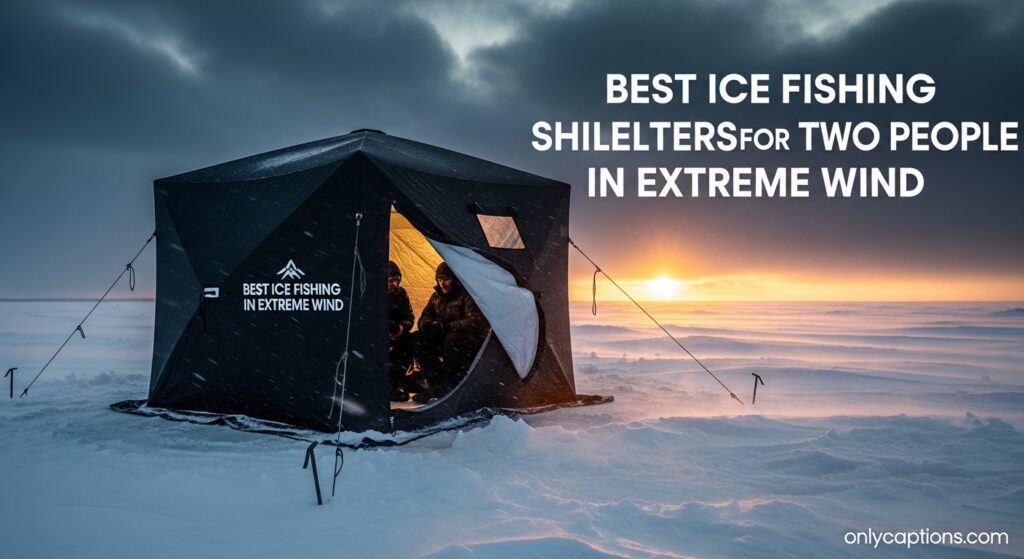 Current image: Best Ice Fishing Shelters for Two People in Extreme Wind